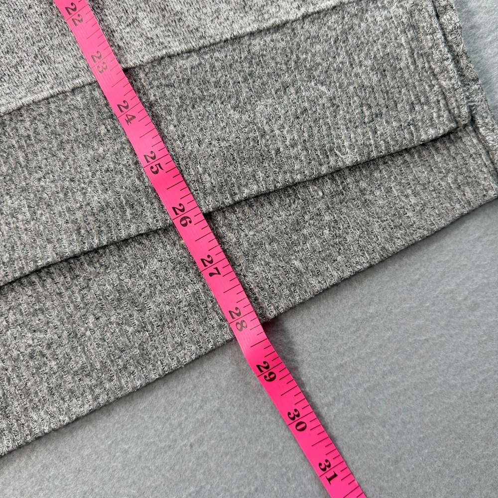 Aerie Sweatshirt Womens Medium Gray Oversized Knit Pullover Athleisure Chic - Picture 5 of 9